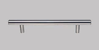 Purion Griff: Metallgriff, Edelstahlfarbig, Glanz